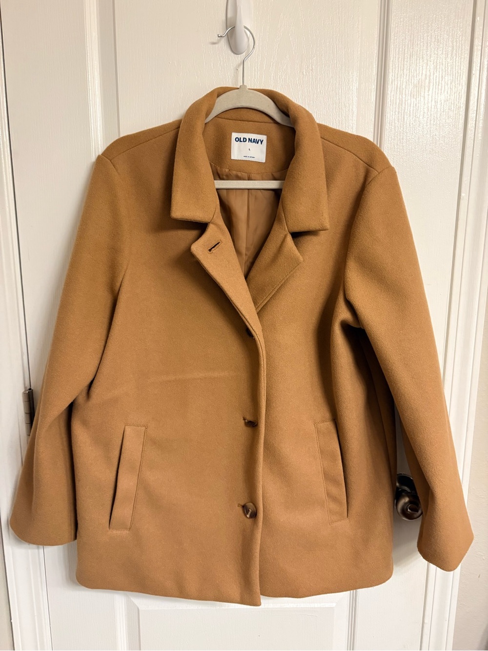 Old Navy Camel Tan Pea Coat